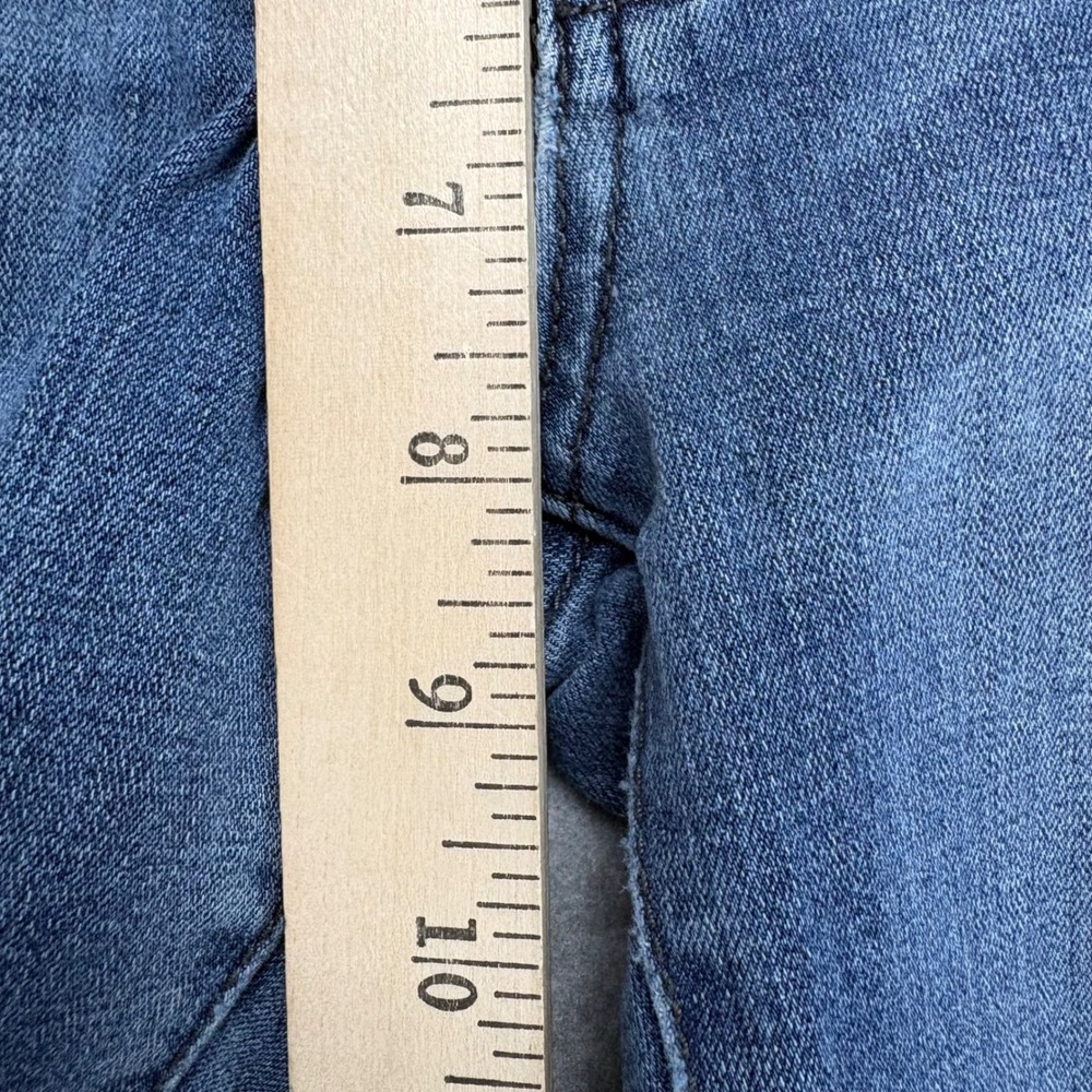 KanCan Trisha Classic Flare Jeans Womens 5 Blue Straight Leg Mid Rise Stretch - Picture 6 of 9